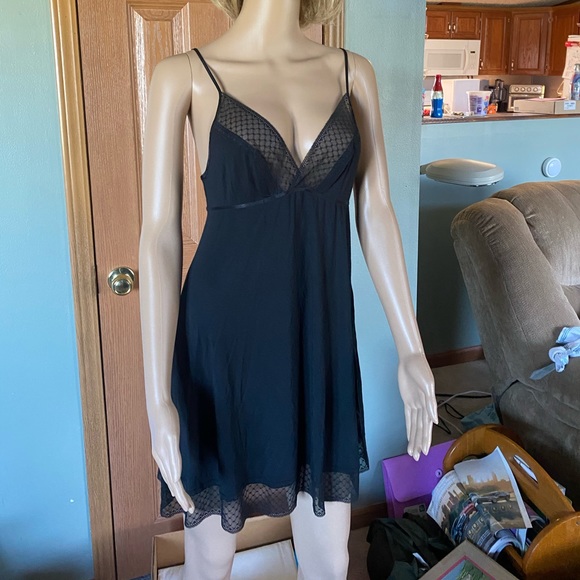 Victoria's Secret Other - Victoria’s Secret Black Nightie/Slip,